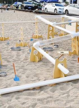 幼儿园沙水区戏水玩具儿童户外沙池玩水沙水游戏透明管道支架配件