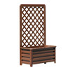 Aluminum alloy pergola outdoor garden flower box