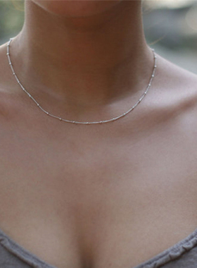 Fashion Jewelry Cute Metal Bead Simple  Necklace State