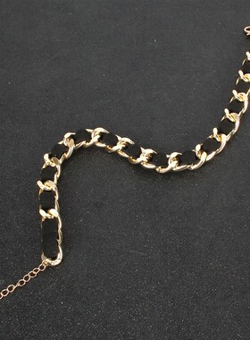 Jewelry retro simple personality chain flannel punk Necklace