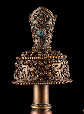 纯铜尼泊尔工艺贲巴壶净水壶密宗用品供佛堂摆件奔巴壶宝瓶净水瓶