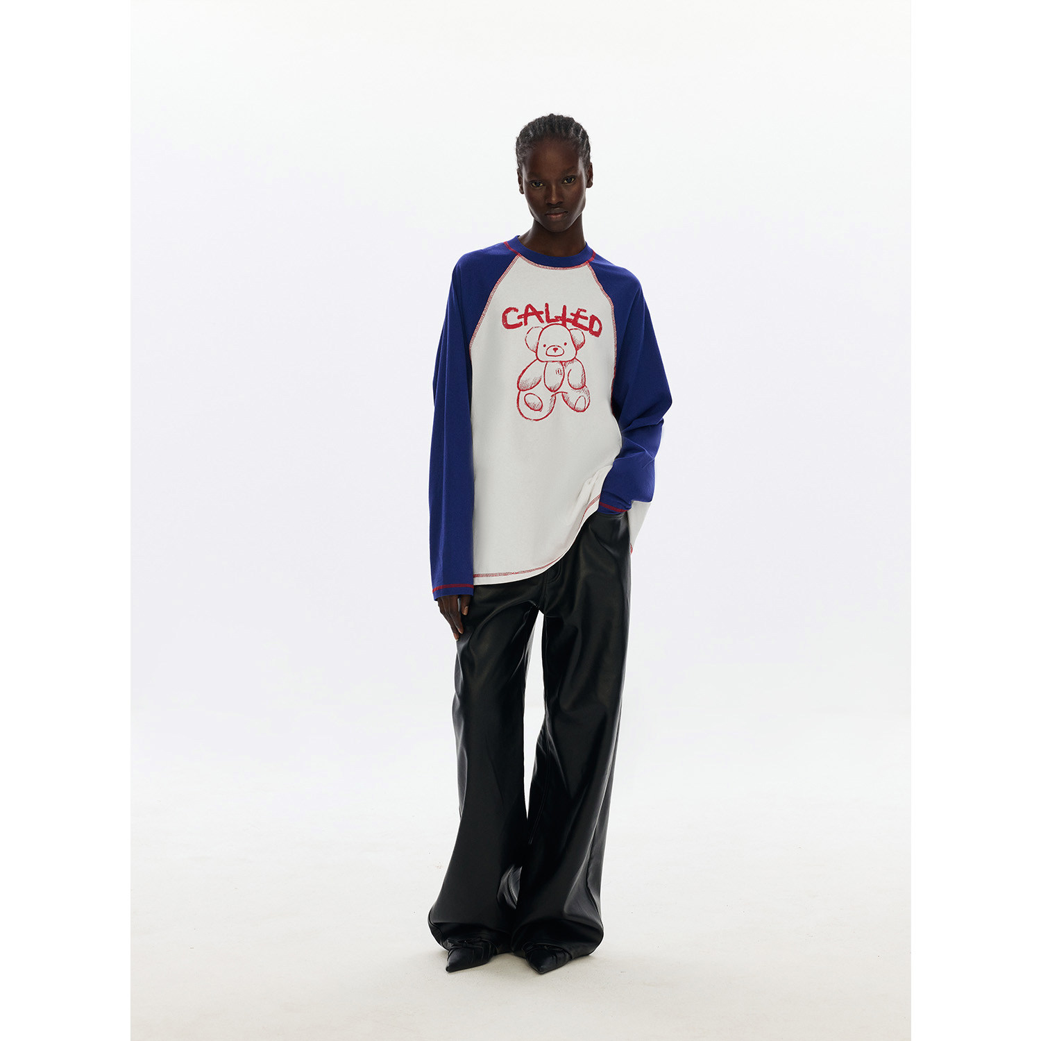 【李一桐同款】CalledBack草莓熊卫衣女2025秋季撞色宽松长袖上衣,淘宝优惠券,粉丝福利购,淘宝优惠卷