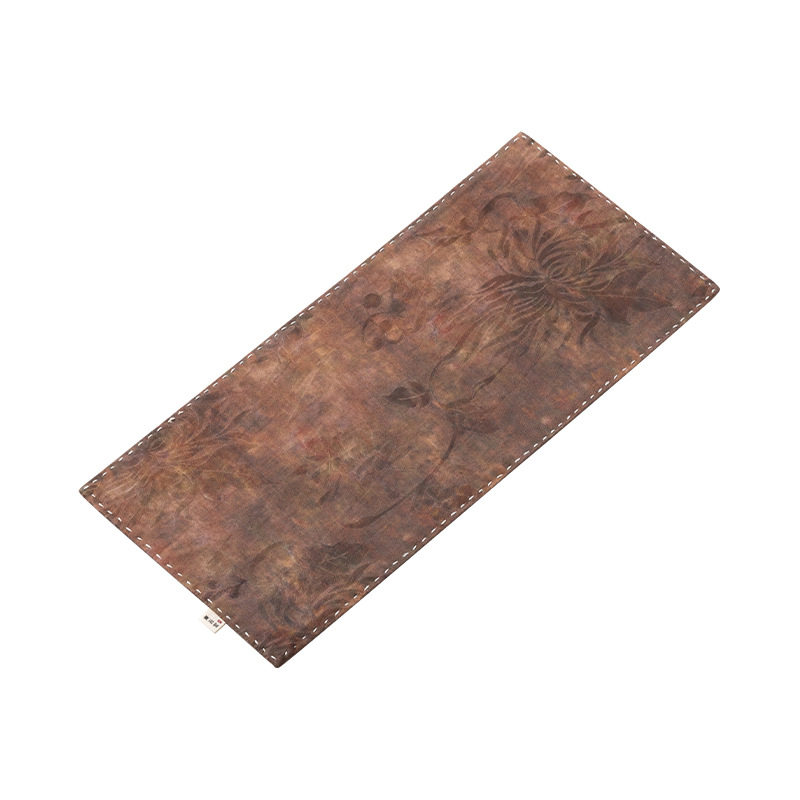 Chinese style retro hand-stitched dry tea mat with insulation