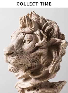 狮子座摆设客厅简约现代电视柜酒柜装饰品摆件工艺品家居办公室