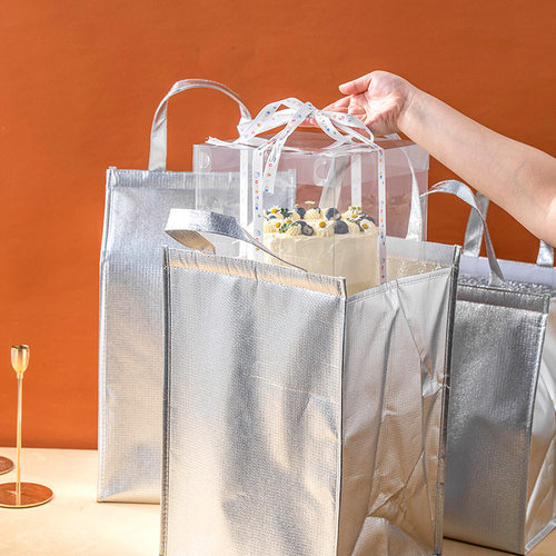 速发打温袋外卖专用铝箔用厚雪糕冷藏袋冰淇淋蛋糕保包保温袋商加 - 图0