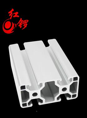 红锣工业铝型材4080欧标两边封槽流水线框架机械设备4080工字合金