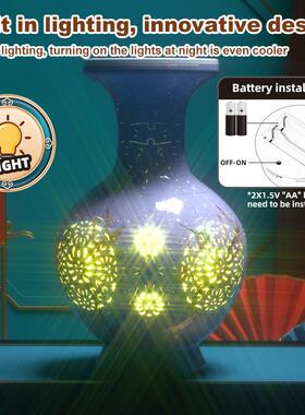 3D拼图花瓶DIY花瓶家居简约客厅装饰品摆件干花插花器大花瓶