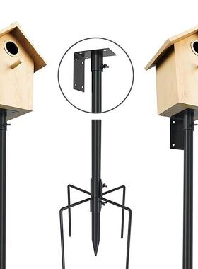 电商源头工厂现货工艺品金属铁艺户外鸟屋喂鸟器支