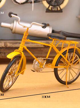复古单车自行车模型摆件8090年代老物件装饰迷你小物件手工工艺品