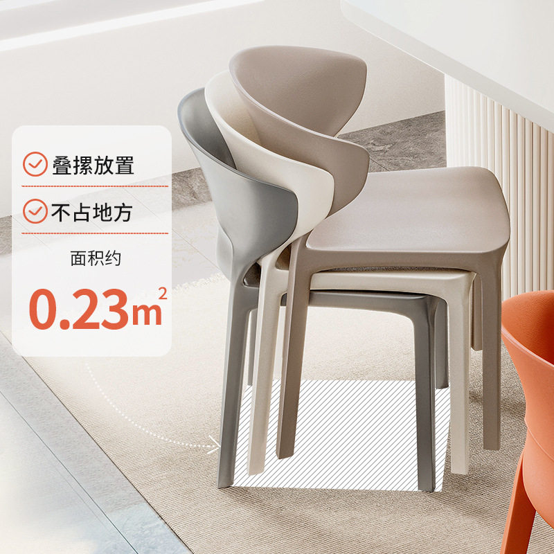 塑料椅子家用加厚餐厅餐桌餐椅舒服久坐商用现代简约凳子靠背北欧,淘宝优惠券,粉丝福利购,淘宝优惠卷
