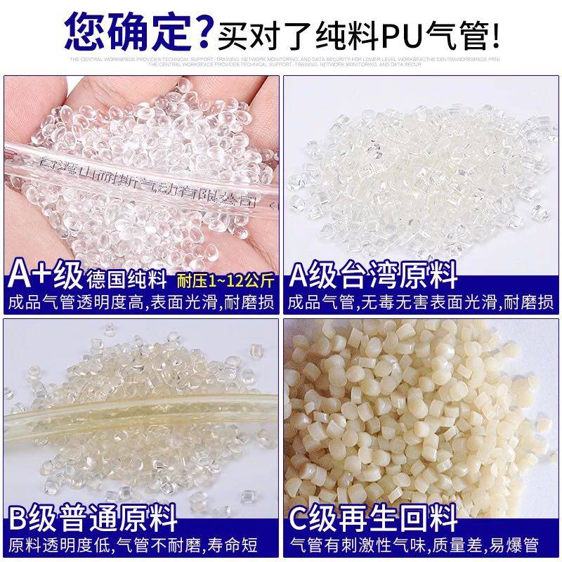 高压气管PU管12mm空压机10厘气动软管8mm透明气泵管6mm气线16汽管,淘宝优惠券,粉丝福利购,淘宝优惠卷