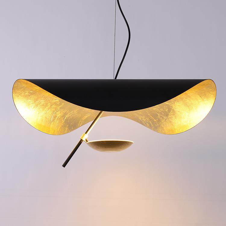 餐厅北欧书房客厅飞碟复古金箔吊灯意大利设计师创意现代简约轻奢,淘宝优惠券,粉丝福利购,淘宝优惠卷