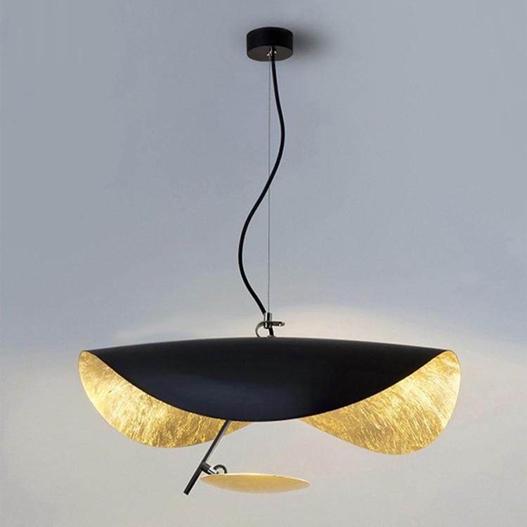 餐厅北欧书房客厅飞碟复古金箔吊灯意大利设计师创意现代简约轻奢,淘宝优惠券,粉丝福利购,淘宝优惠卷