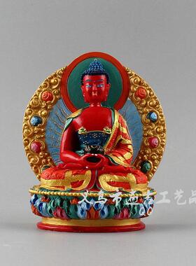 阿弥陀佛藏传密宗小树脂彩绘宗教神像千佛万佛佛像