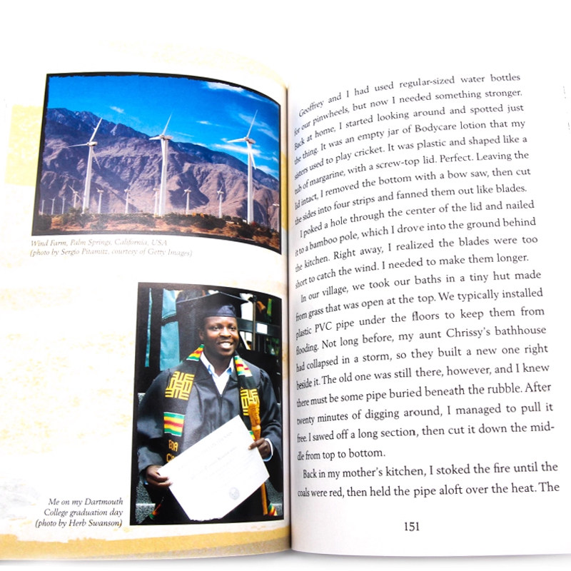 【新书少量现货】驭风少年电影原著英文原版励志小说The Boy Who Harnessed The Wind切瓦特埃加福特导演作品电影青少年课外读物