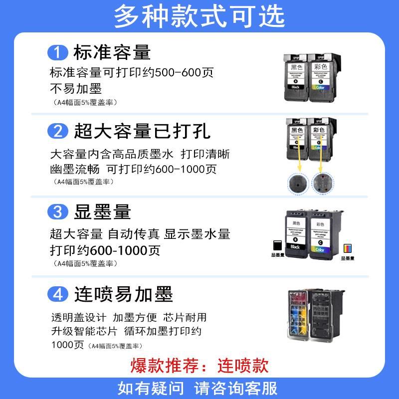 845墨盒适用佳能PG845XL墨盒IP2880s TS3380 MG2580S 2980 CL846 - 图1