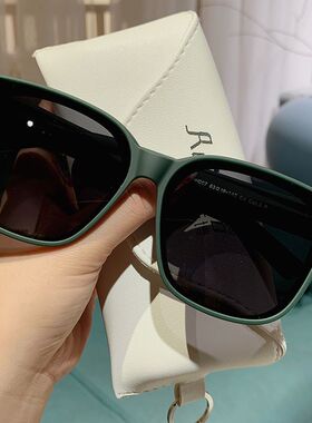 抖音套镜偏光太阳镜男女可套近视眼镜一镜二用开车时尚潮墨镜夏季
