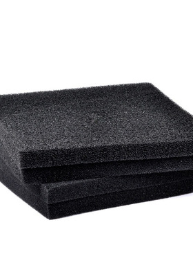 50cmx50cmx2cm Black Filtration Foam Aquarium Fish Tank Bioch