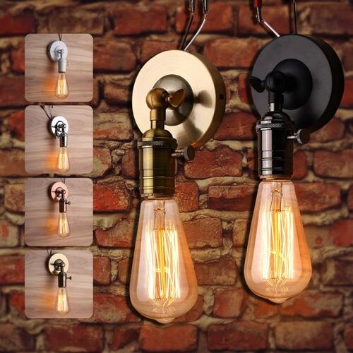 极速Retro E27 Industrial Lamp Base Modern Vintage Antique Ce - 图0