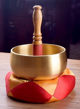 佛具纯铜引磬供佛前佛音钵铜钵铜磬修行钵佛事法器铜碗摆件包邮