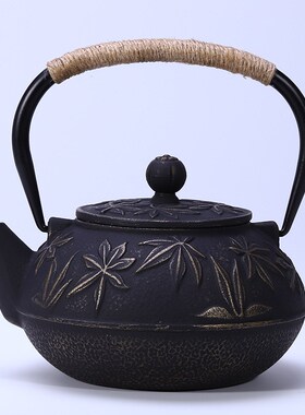极速铸铁壶博古架茶楼玄关软装茶室中式摆件创意家居装饰茶壶日式