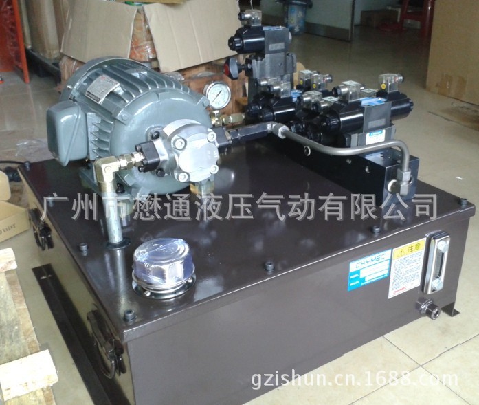 液压系统 液压站1HP-0.75KW+VP20 +30L标准泵站1.5HP4P+VP20油泵 - 图3