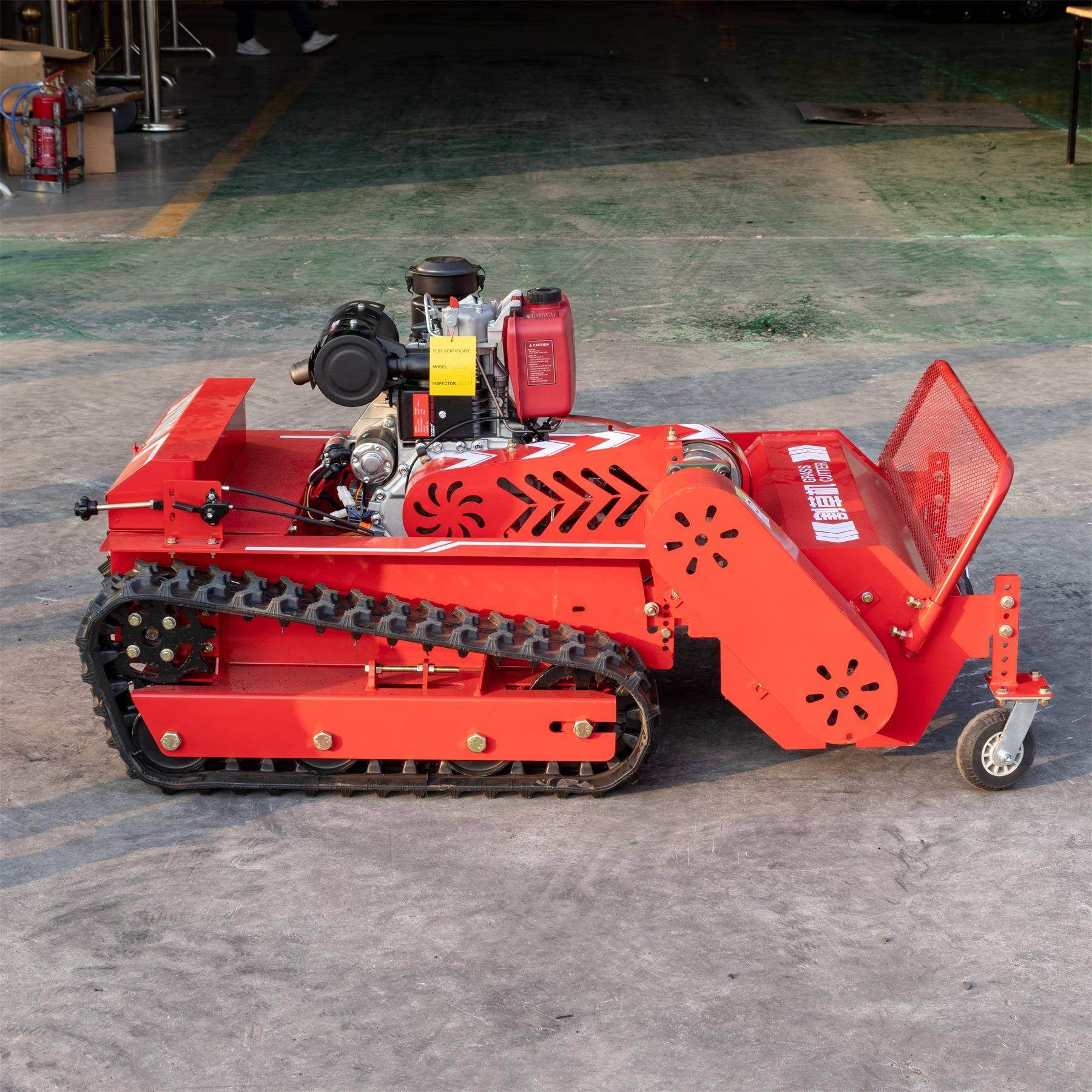 口洲智能遥控PNV割草机08厘米割副柴出油山地剪草机欧果园碎草机 - 图2