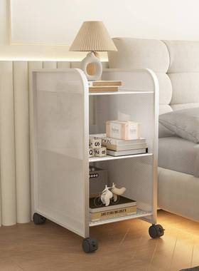 超窄床头柜子小型简约现代替代品轻奢家用卧室置物架沙发边几新品