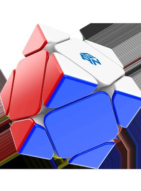 GAN磁力镜面魔方M斜转五魔方金字塔SkewbMirrorMegaminxPyraminx