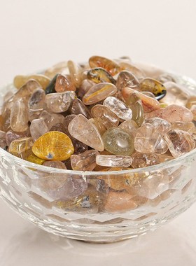 渡心缘供曼扎七宝石修曼茶罗装藏天然黄水晶优质彩玛瑙橙红石榴石