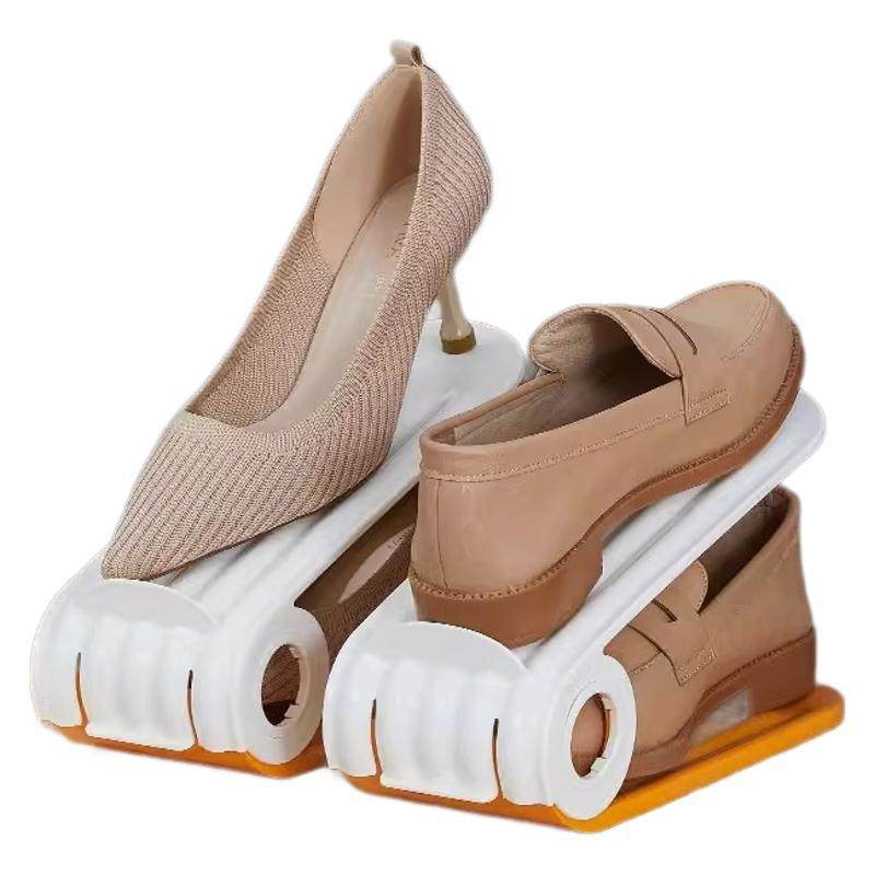 省空间一体式鞋托架折叠收纳架可调节简易双层鞋架家用鞋子收纳盒,淘宝优惠券,粉丝福利购,淘宝优惠卷