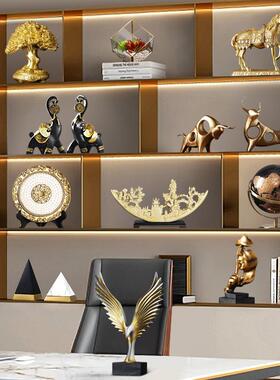 A饰F76T66566L现代简约轻奢摆板件家居客厅酒柜装品老办公室面摆