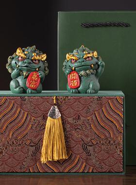 国潮小貔招貅财创装饰桌面摆件中式开运暴20240910富中秋教师节意