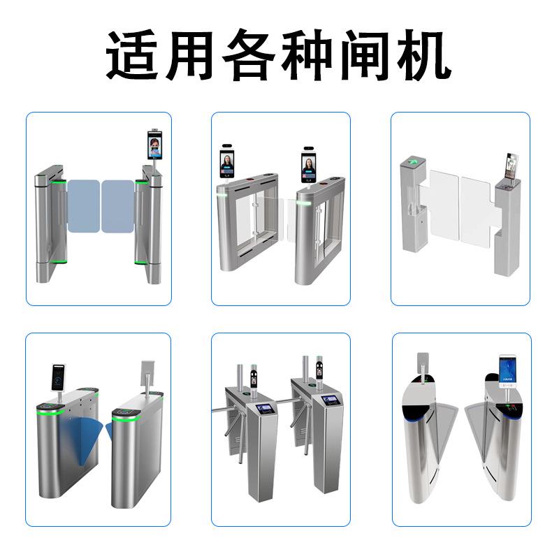Face recognition all-in-one advertising door pillar-type construction site Housing and Urban-Rural Development Bureau attendance desktop face machine attendance machine