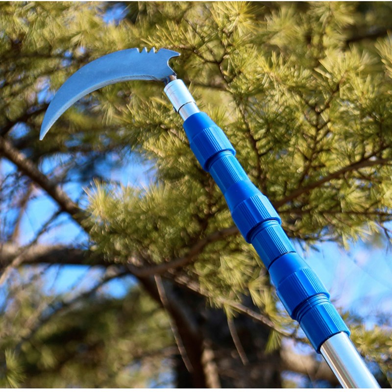 摘果器多功能不锈钢伸缩摘果神器高空采摘枇杷芒果香椿槐花柿子杆 - 图1