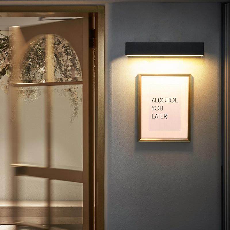 户外壁灯防水长条外墙灯庭院围墙店面门口招牌门牌单面发光壁灯,淘宝优惠券,粉丝福利购,淘宝优惠卷