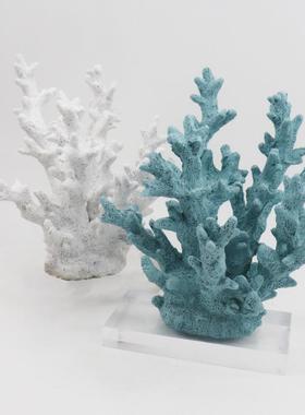 仿真树脂珊瑚立体装饰摆件玻璃鱼缸水族造景家居饰品玄关酒柜