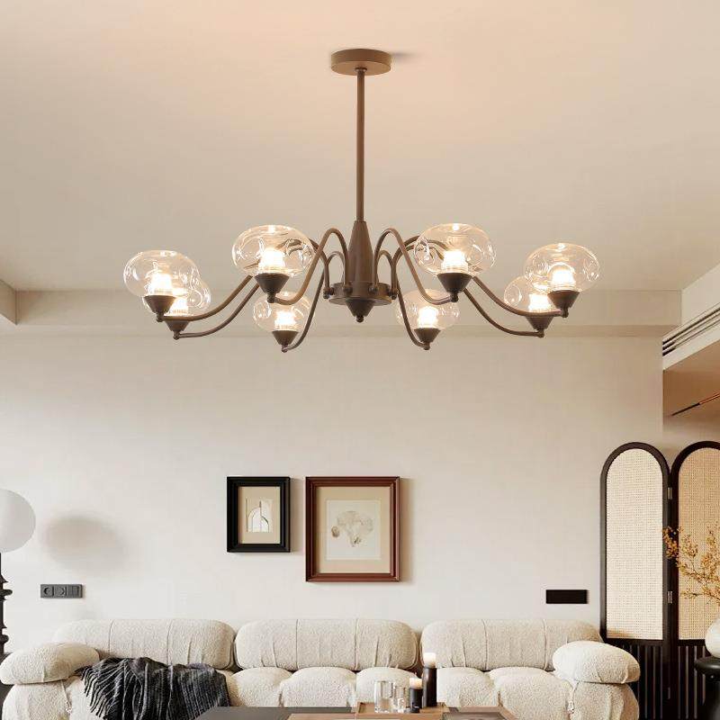 法式中古风客厅吊灯创意轻奢高级感主卧室灯现代简约玻璃护眼灯具,淘宝优惠券,粉丝福利购,淘宝优惠卷