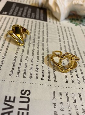 Fashionable personality tendy index finger open ring retro g