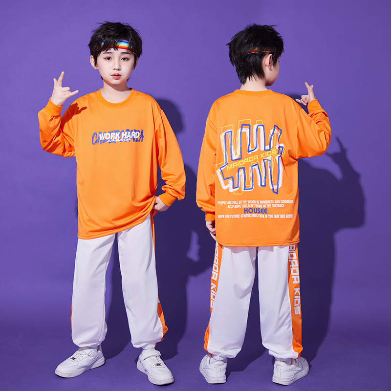 儿童啦啦队演出服装小学生春季运动会团体服幼儿园班服舞蹈表演服 - 图3