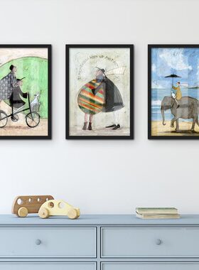 好货承颜北欧风格装饰画卧室床头背景挂画网红店情侣小尺寸画进门