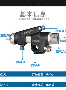 高速离心式内壁喷涂机器管道内壁设备大小管多种规格内壁喷喷枪