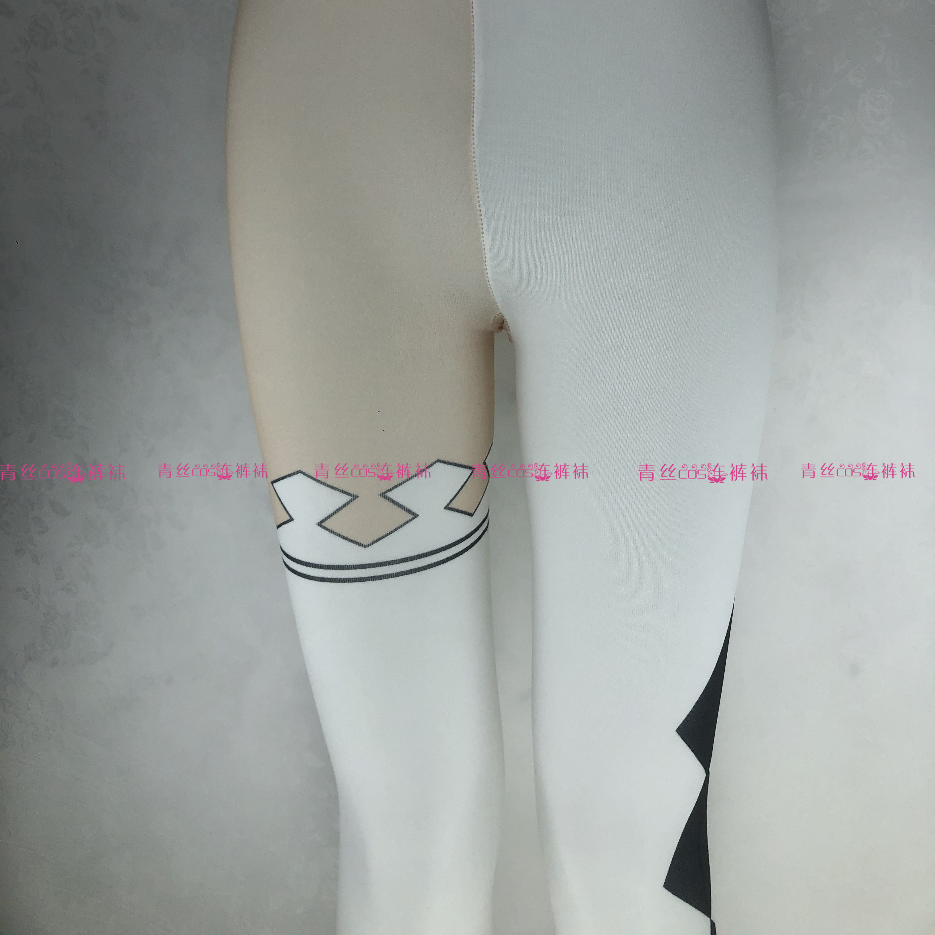 舞萌dx莎露朵cos连裤丝袜120d天鹅绒高温印花加长不掉档漫展裤袜,淘宝优惠券,粉丝福利购,淘宝优惠卷