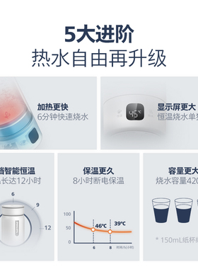 飞利浦电热水杯旅行烧水壶