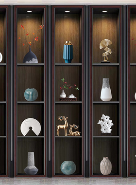 新中式创意轻奢高档客厅摆件家居装饰品酒柜电视柜办公室桌面摆放