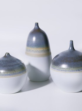 现代新中式创意陶瓷罐摆件软装家居饰品样板房会所客厅电视柜摆设