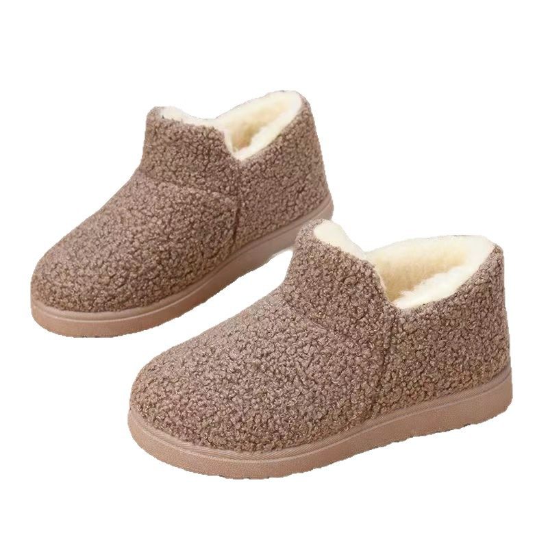 老北京棉鞋女加绒保暖妈妈棉鞋防滑一脚蹬中老年棉靴女软底雪地靴,淘宝优惠券,粉丝福利购,淘宝优惠卷