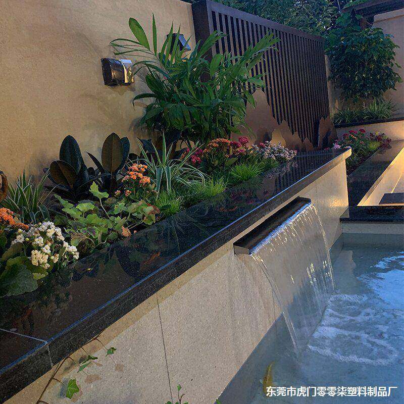 鸭嘴出口扁嘴DPX庭院水水池假山幕墙鱼水池流水室内花园槽水景水,淘宝优惠券,粉丝福利购,淘宝优惠卷