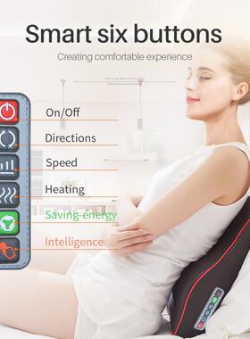 Neck Massager Car Home Back Waist Massage Pillow Cushion