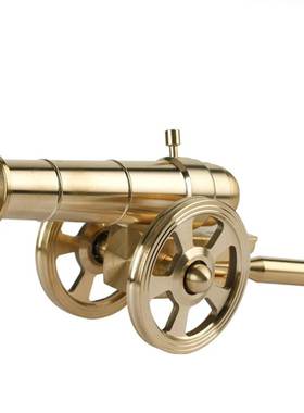 客厅小铜炮黄铜风大饰炮摆件大炮型水模铜炮家居品公司开业礼品